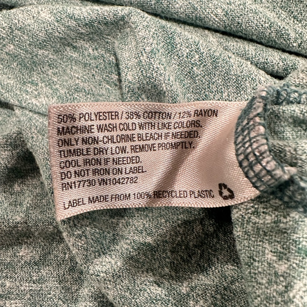 Mossimo Supply Co. Heathered Green and Gray Tee - Picture 4 of 4